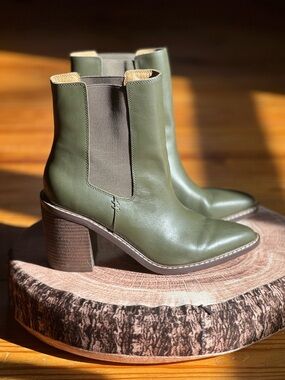 Crown Vintage “Pimmy” Olive Boots